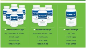 nonacne-pricing